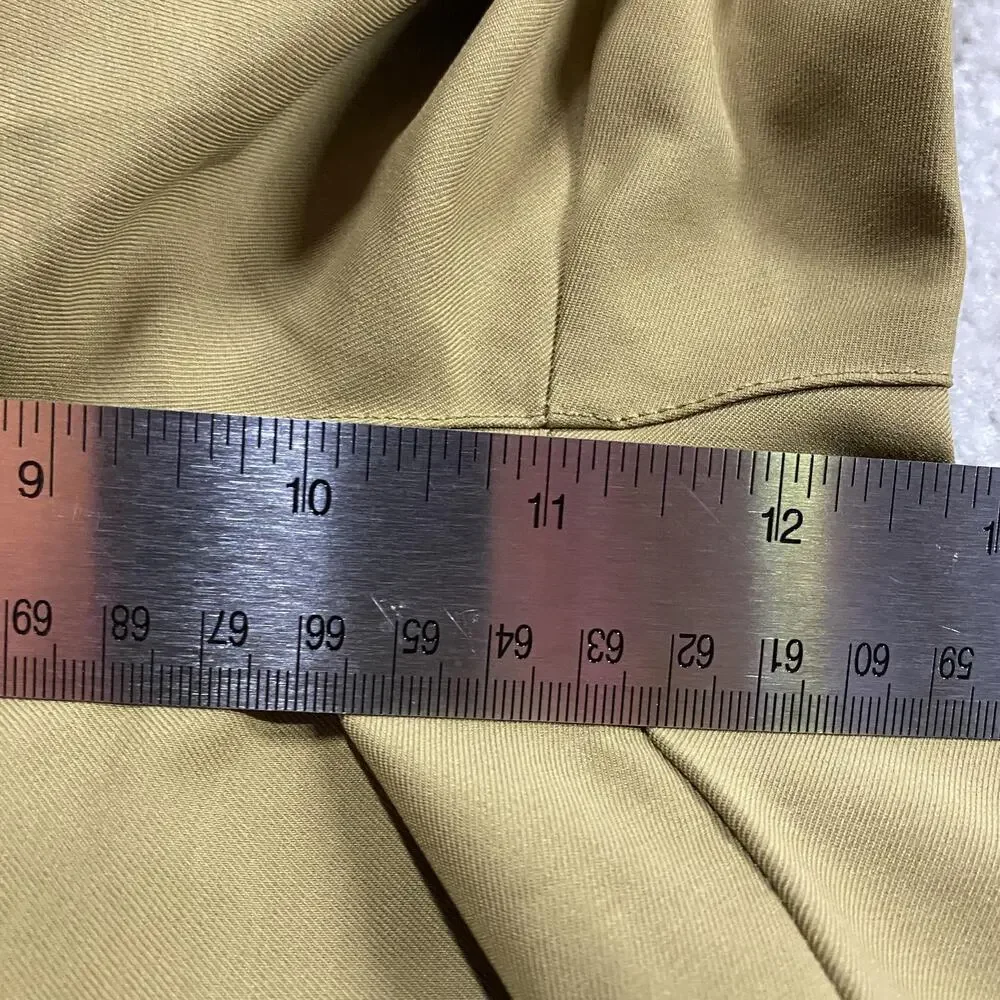PUMA Golf Pants Mens 33x31 Beige Khakis Performance Stretch Zip Pocket Casual